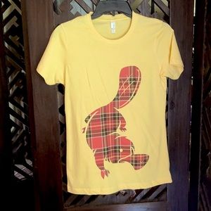 Women's Medium Threadless "Plaidypus" tee